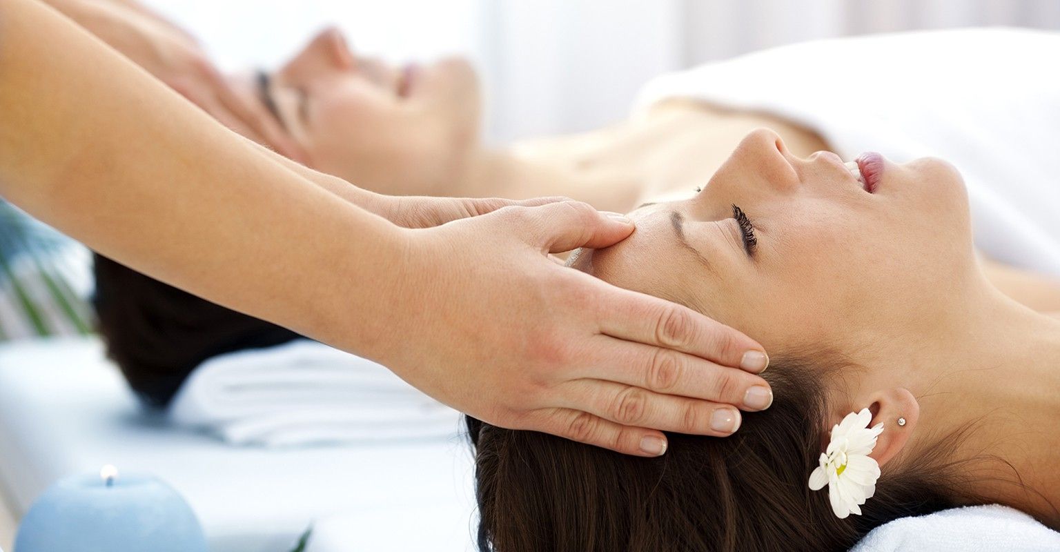 jeanette and friend giving a couples massage